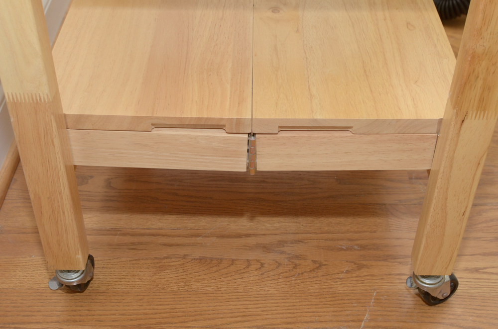 Contemporary Folding Kitchen Utility Cart