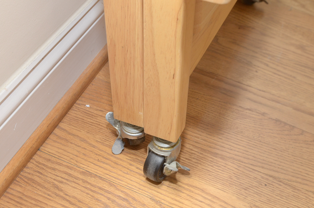 Contemporary Folding Kitchen Utility Cart