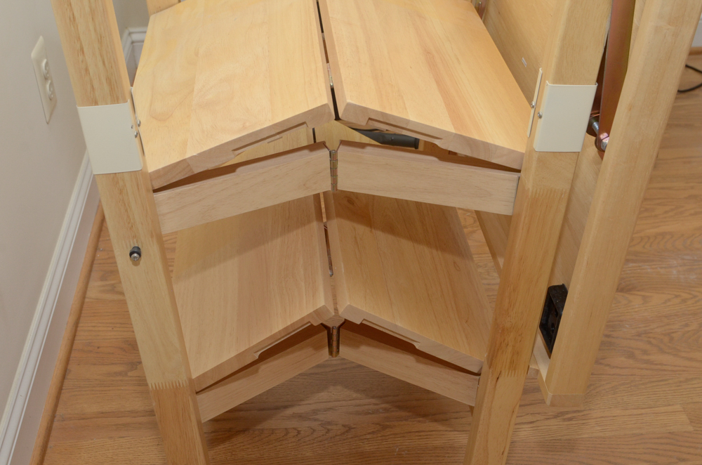 Contemporary Folding Kitchen Utility Cart