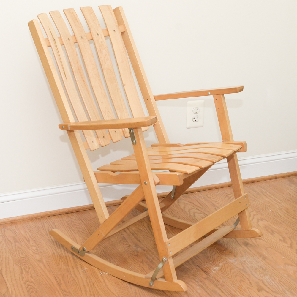 Contemporary Folding Rocking Chair