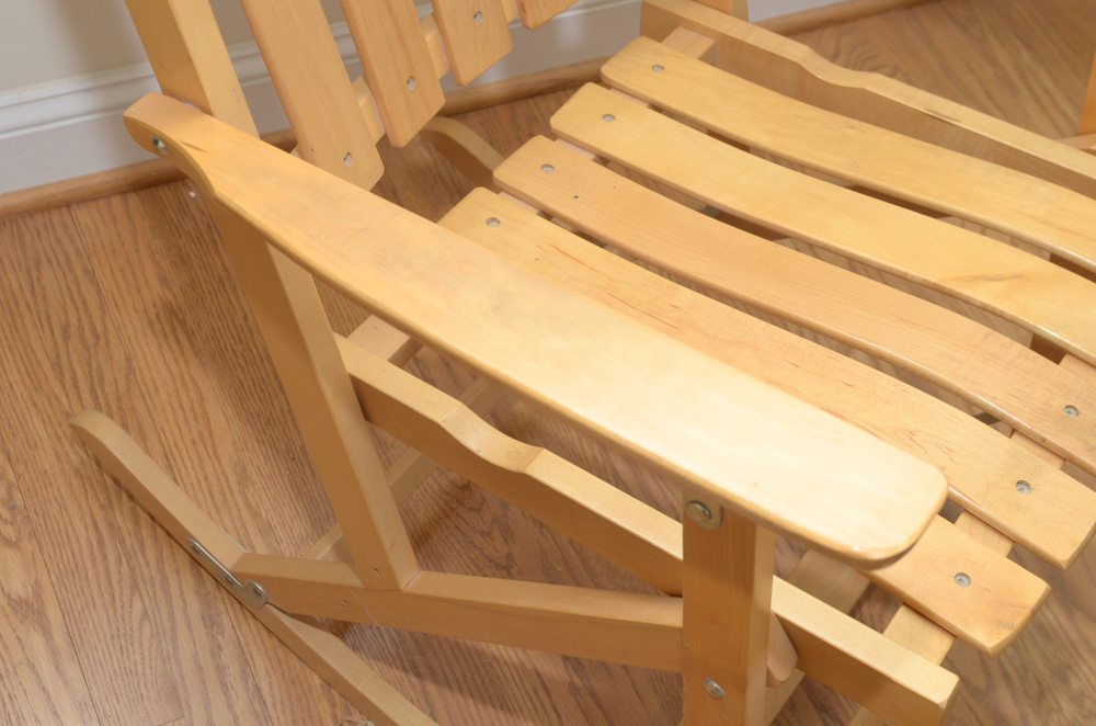 Contemporary Folding Rocking Chair