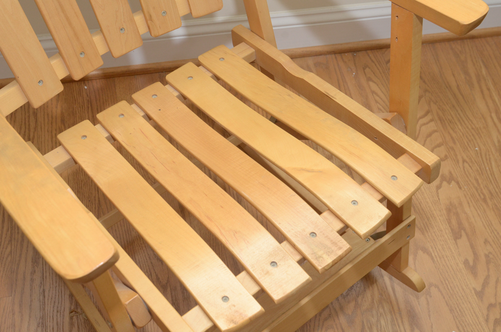 Contemporary Folding Rocking Chair