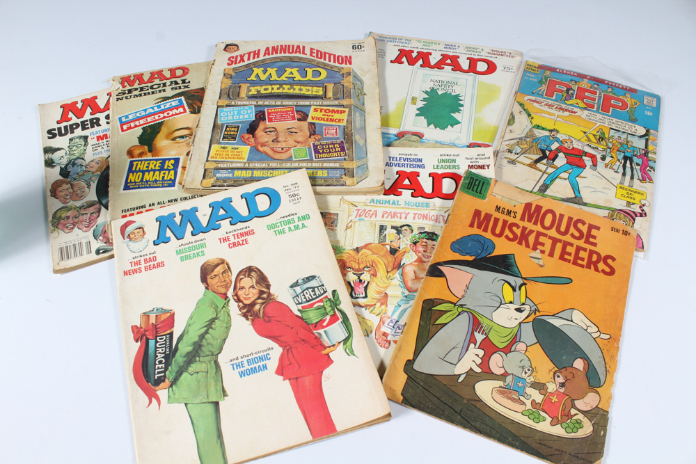 Assorted Comic Book Collection Featuring "Mad" Magazine