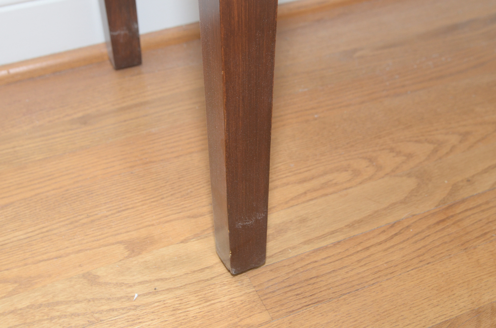 Side Table With Lidded Storage Compartment