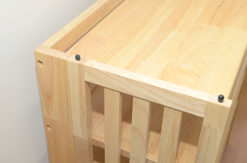 Contemporary Folding Shelving Unit in Two Sections