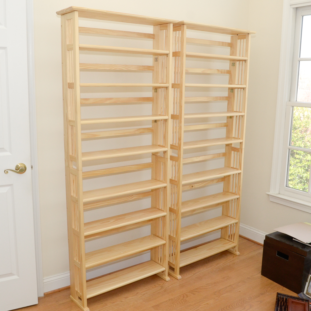 Contemporary Folding Shelving Units