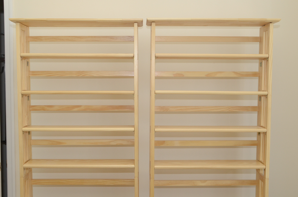 Contemporary Folding Shelving Units