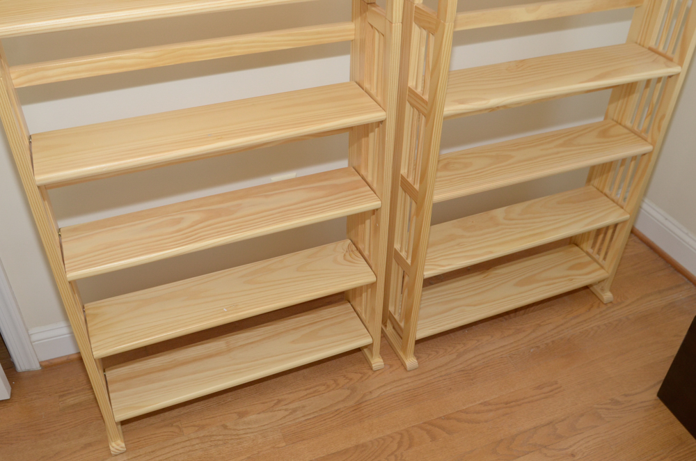 Contemporary Folding Shelving Units