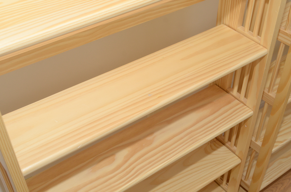 Contemporary Folding Shelving Units