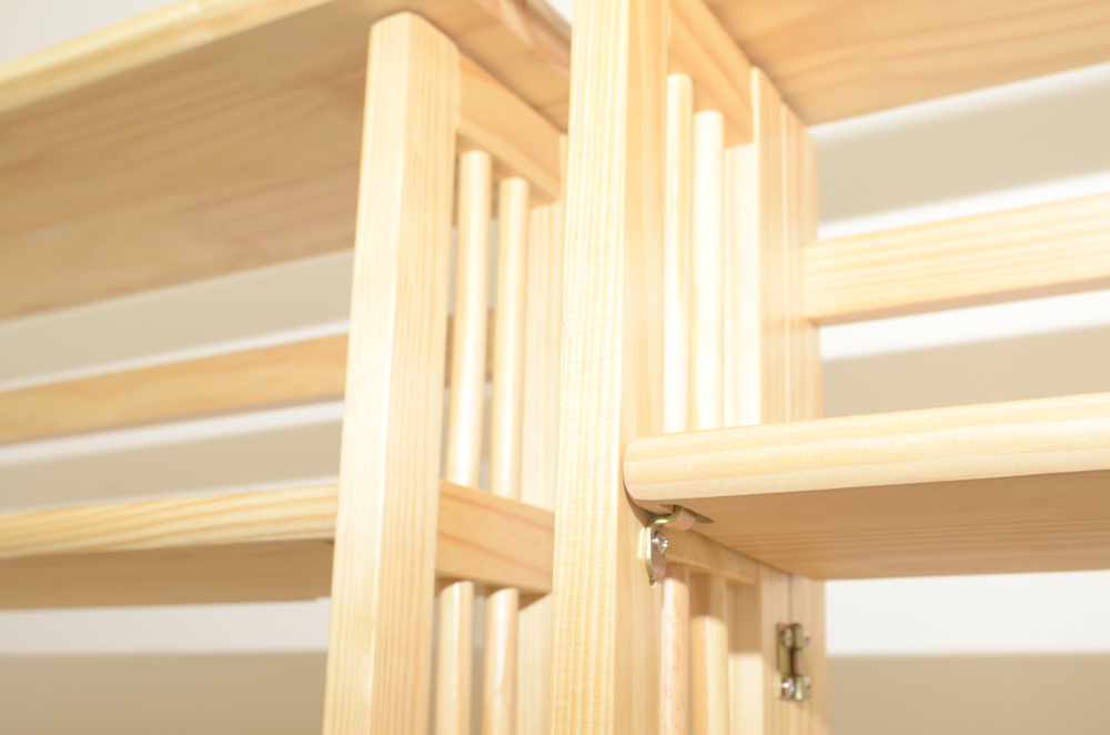 Contemporary Folding Shelving Units