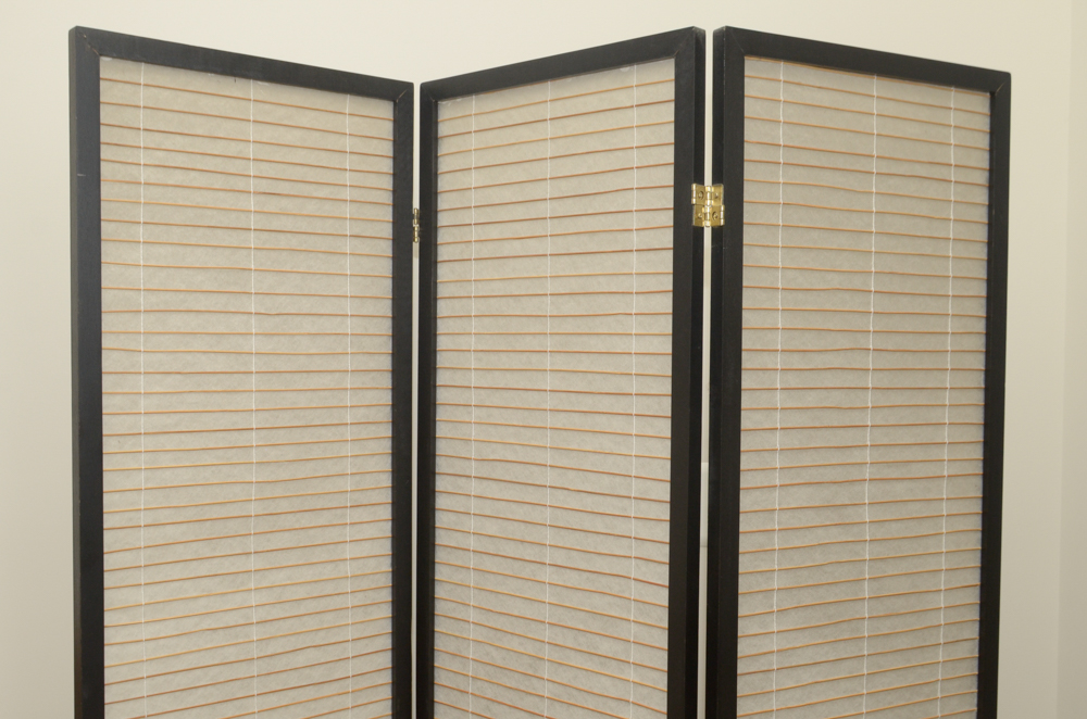 Wood Frame Room Divider