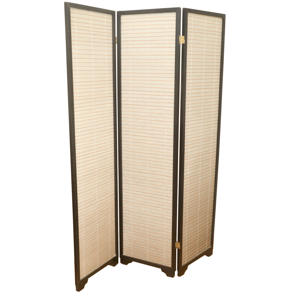 Wood Frame Room Divider