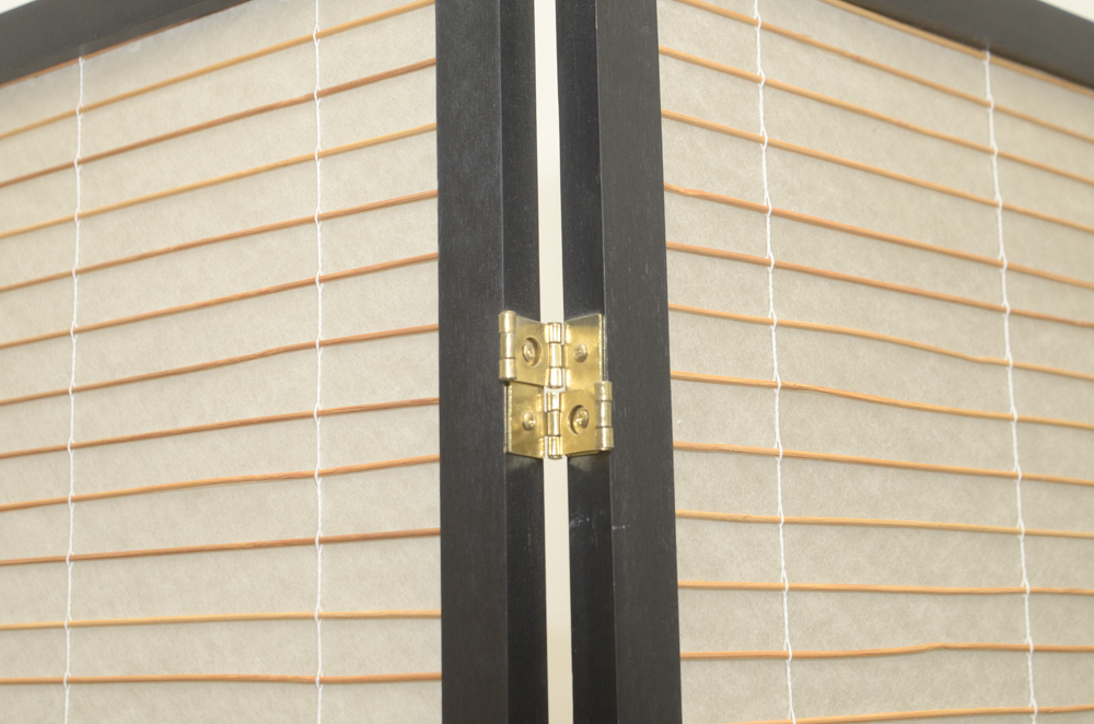 Wood Frame Room Divider