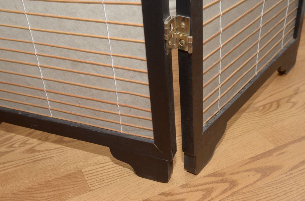 Wood Frame Room Divider