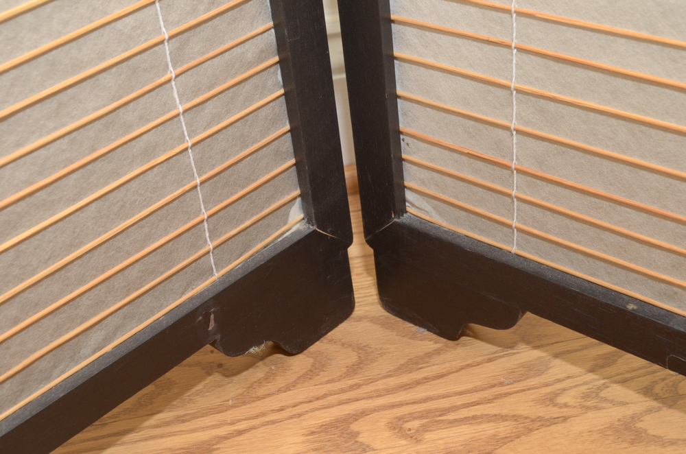 Wood Frame Room Divider