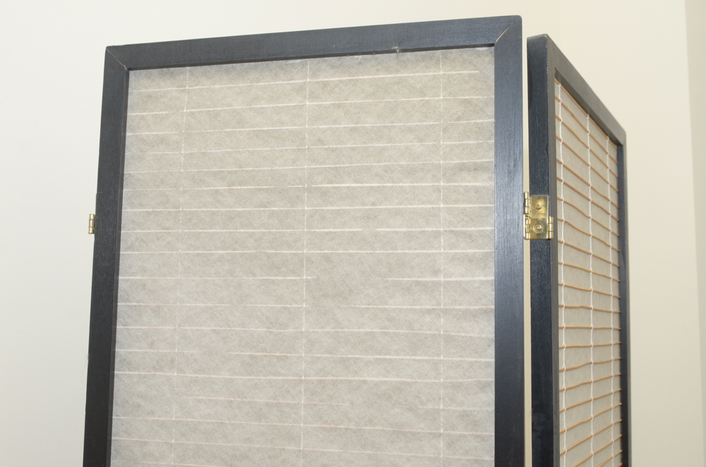 Wood Frame Room Divider