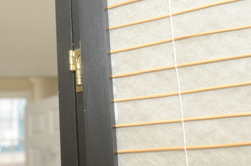 Wood Frame Room Divider