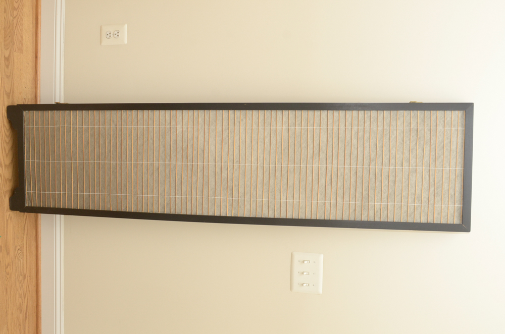 Wood Frame Room Divider