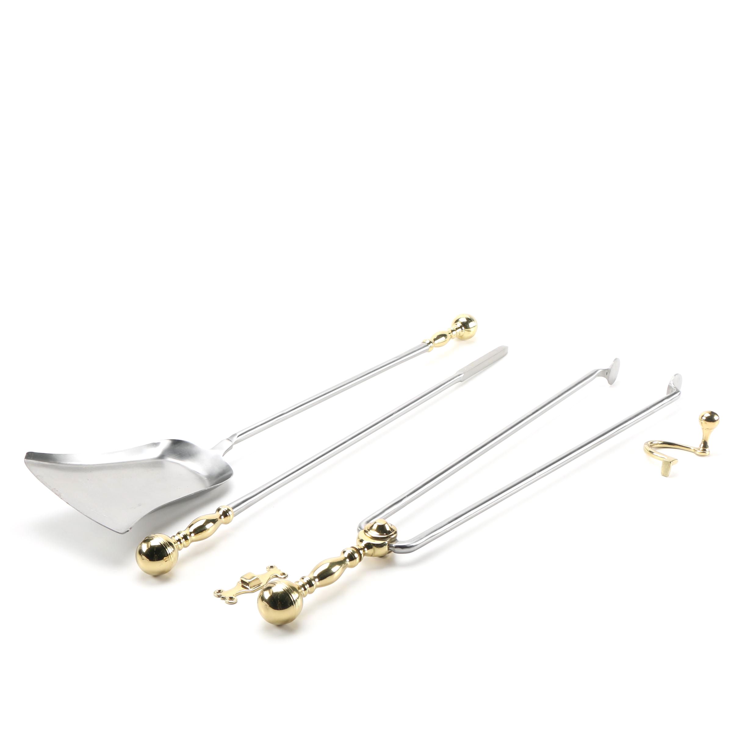 Williamsburg Restoration Fireplace Tools and Jamb Hook