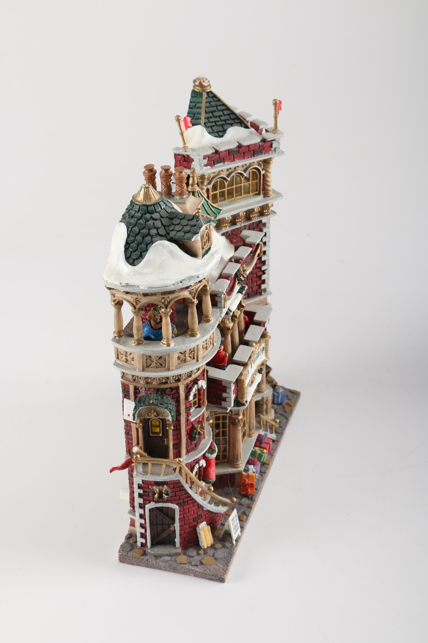 Lemax Model Village Lamp Buildings Including "Toy Palace"