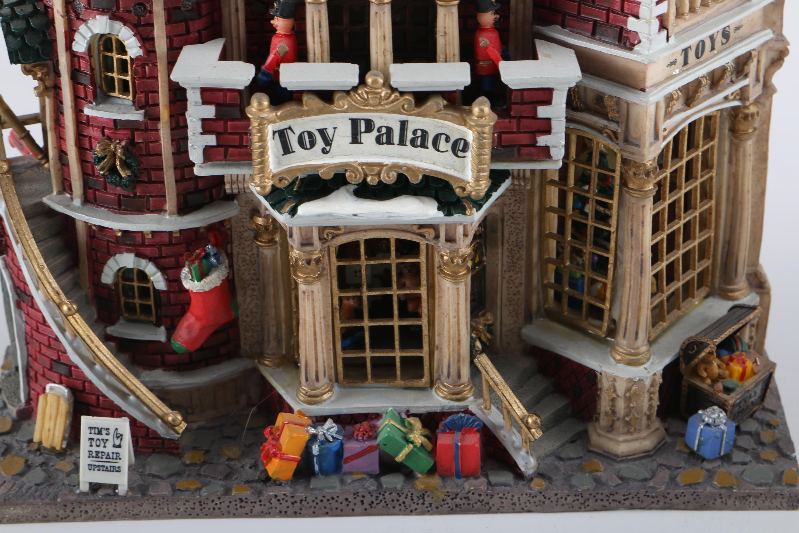 Lemax Model Village Lamp Buildings Including "Toy Palace"