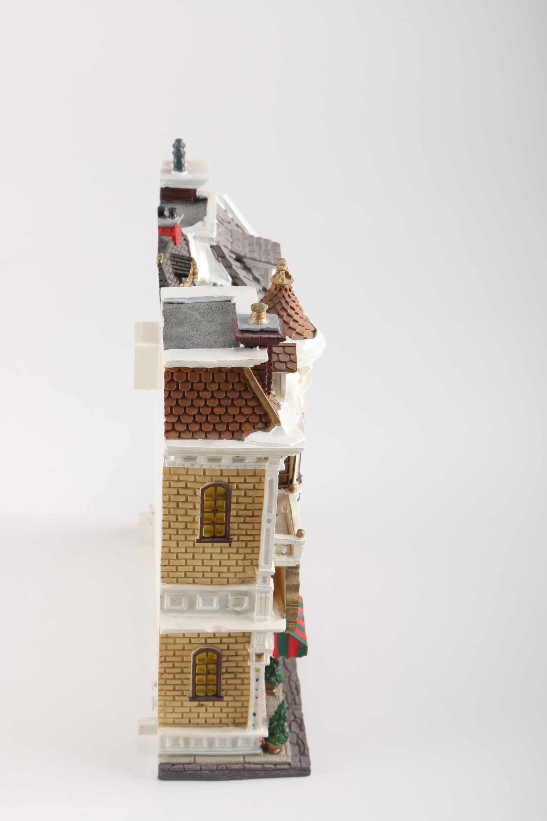 Lemax Model Village Lamp Buildings Including "Toy Palace"