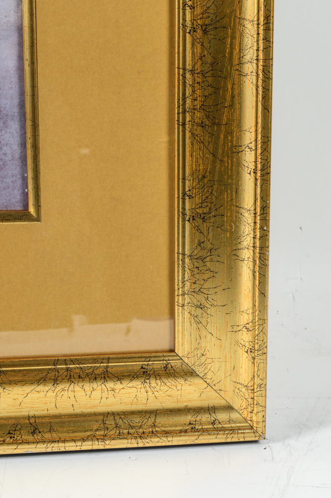 Floral Offset Lithograph Prints