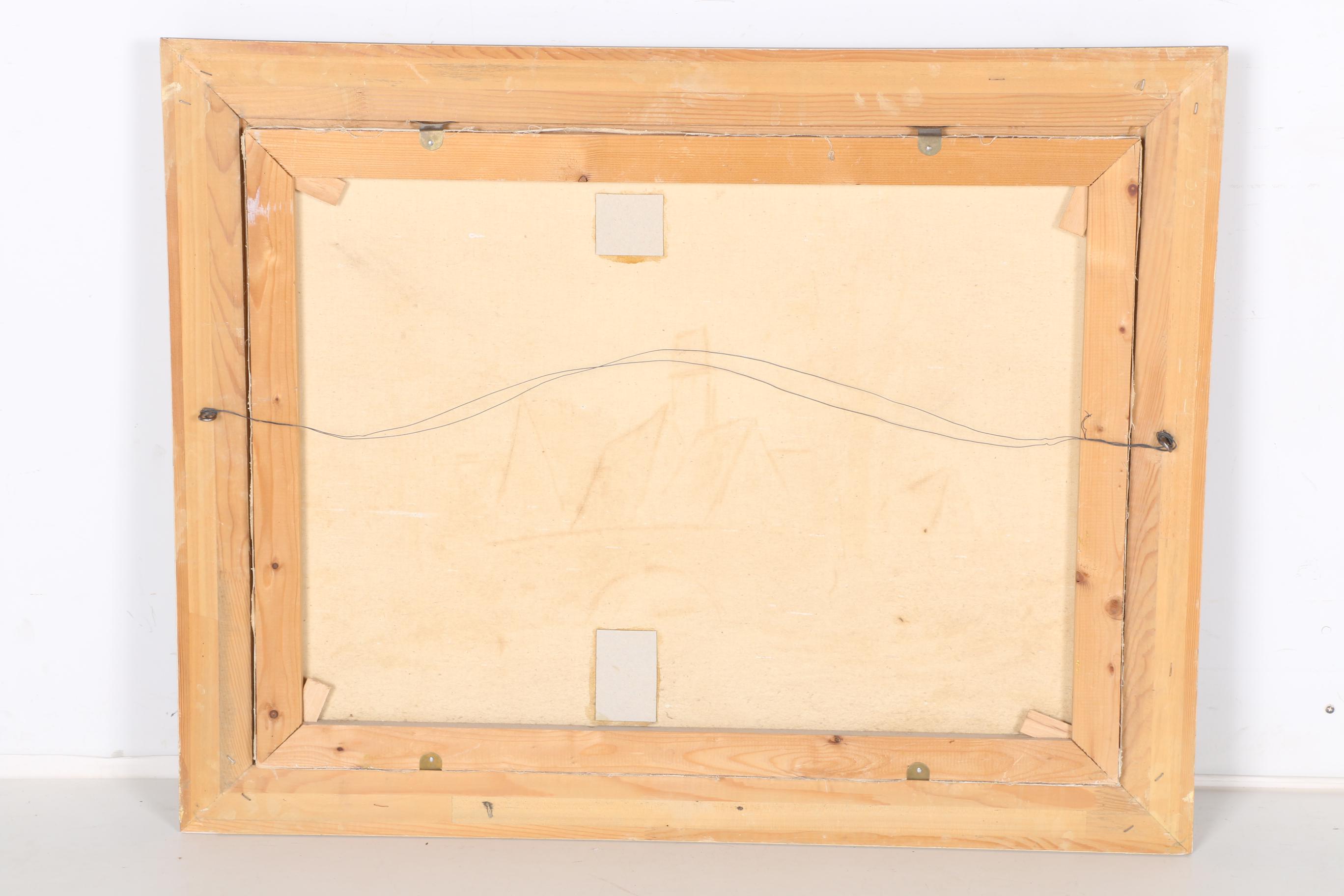 Original Oil on Canvas Painting of German Town