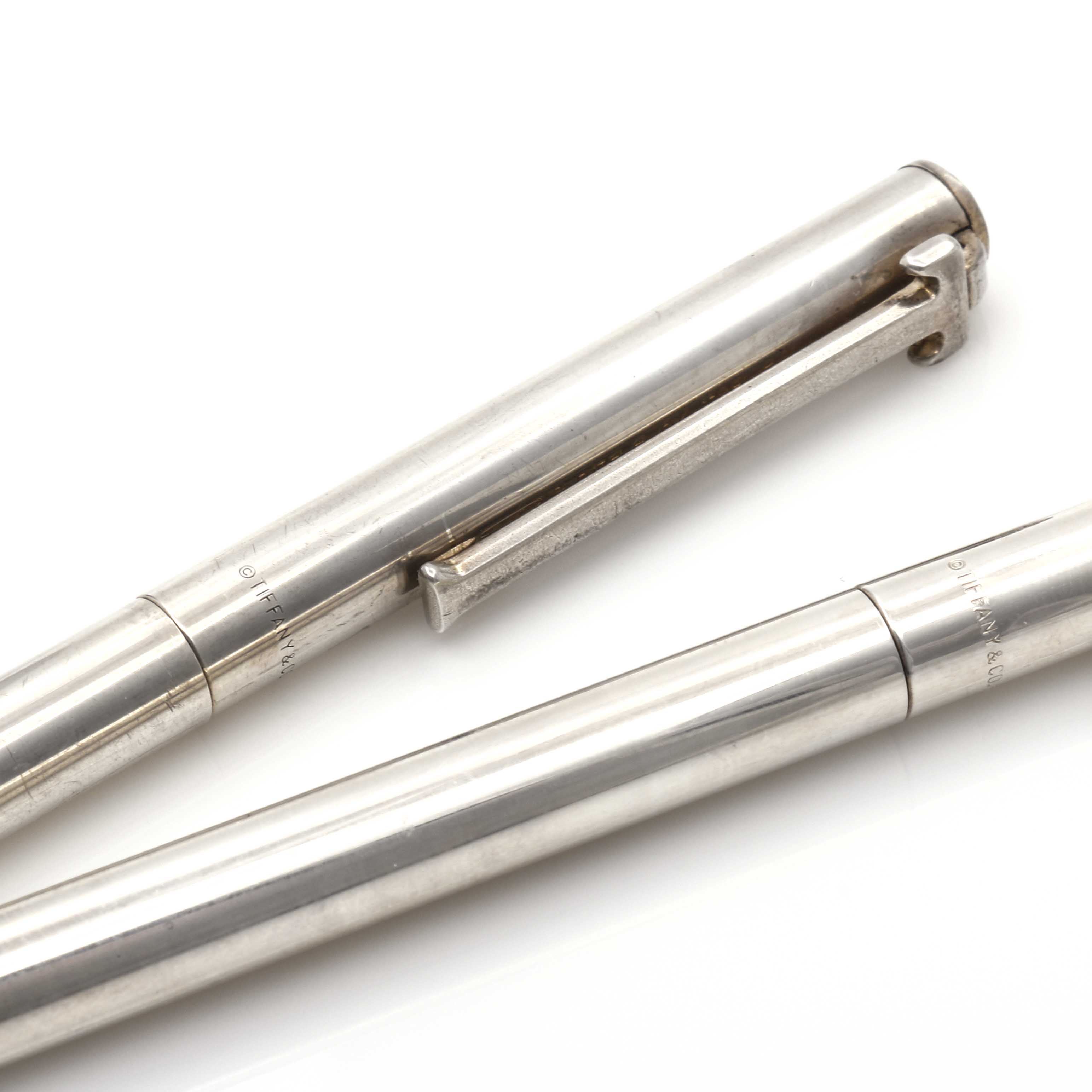 Tiffany and Co. Sterling Silver Pen and Pencil Set