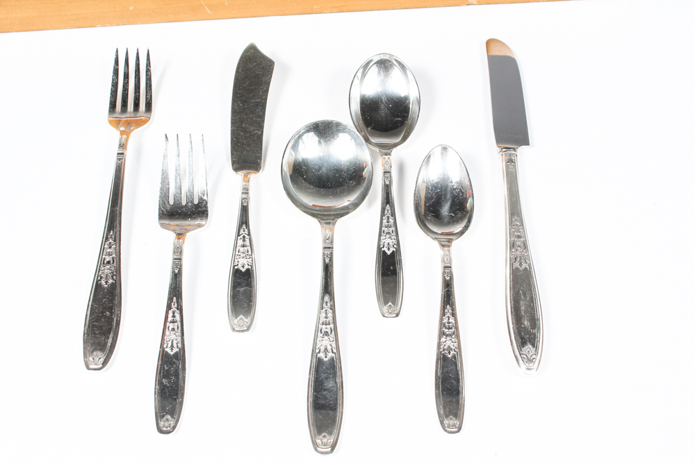 1847 Rogers Bros. "Ambassador" Silver Plate Flatware