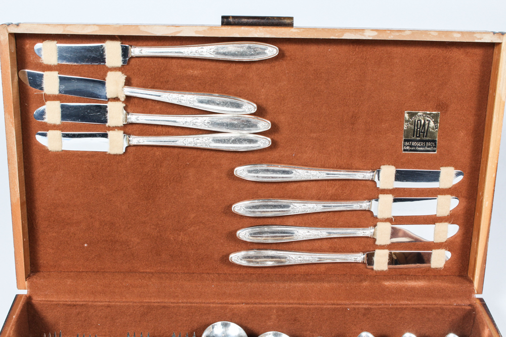 1847 Rogers Bros. "Ambassador" Silver Plate Flatware