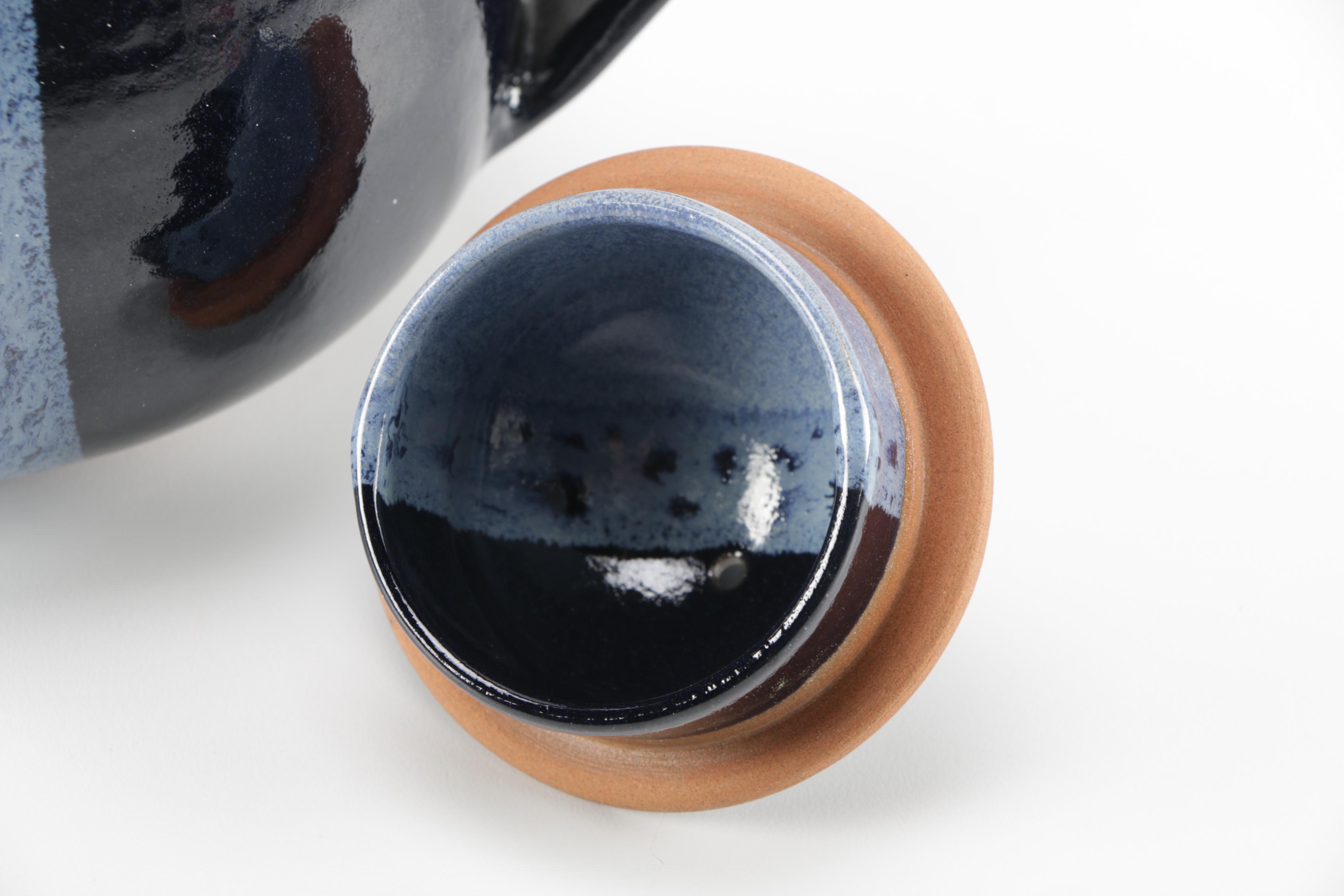 Judy Watmough Handcrafted Pottery Tea Set