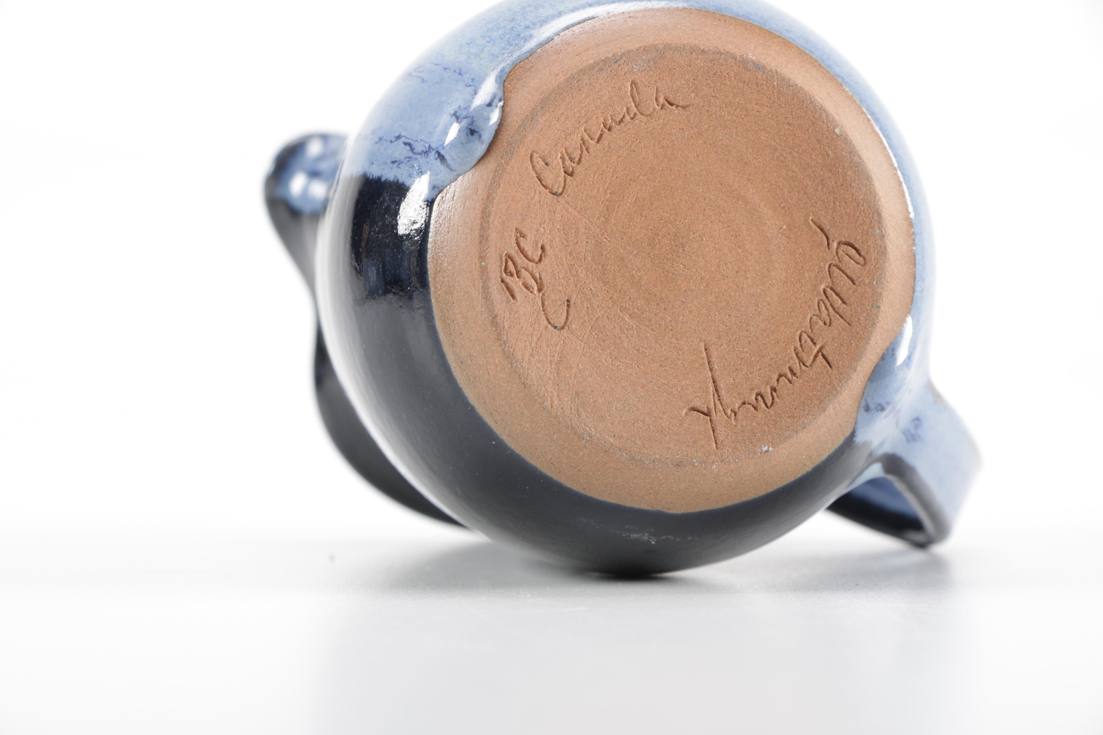 Judy Watmough Handcrafted Pottery Tea Set