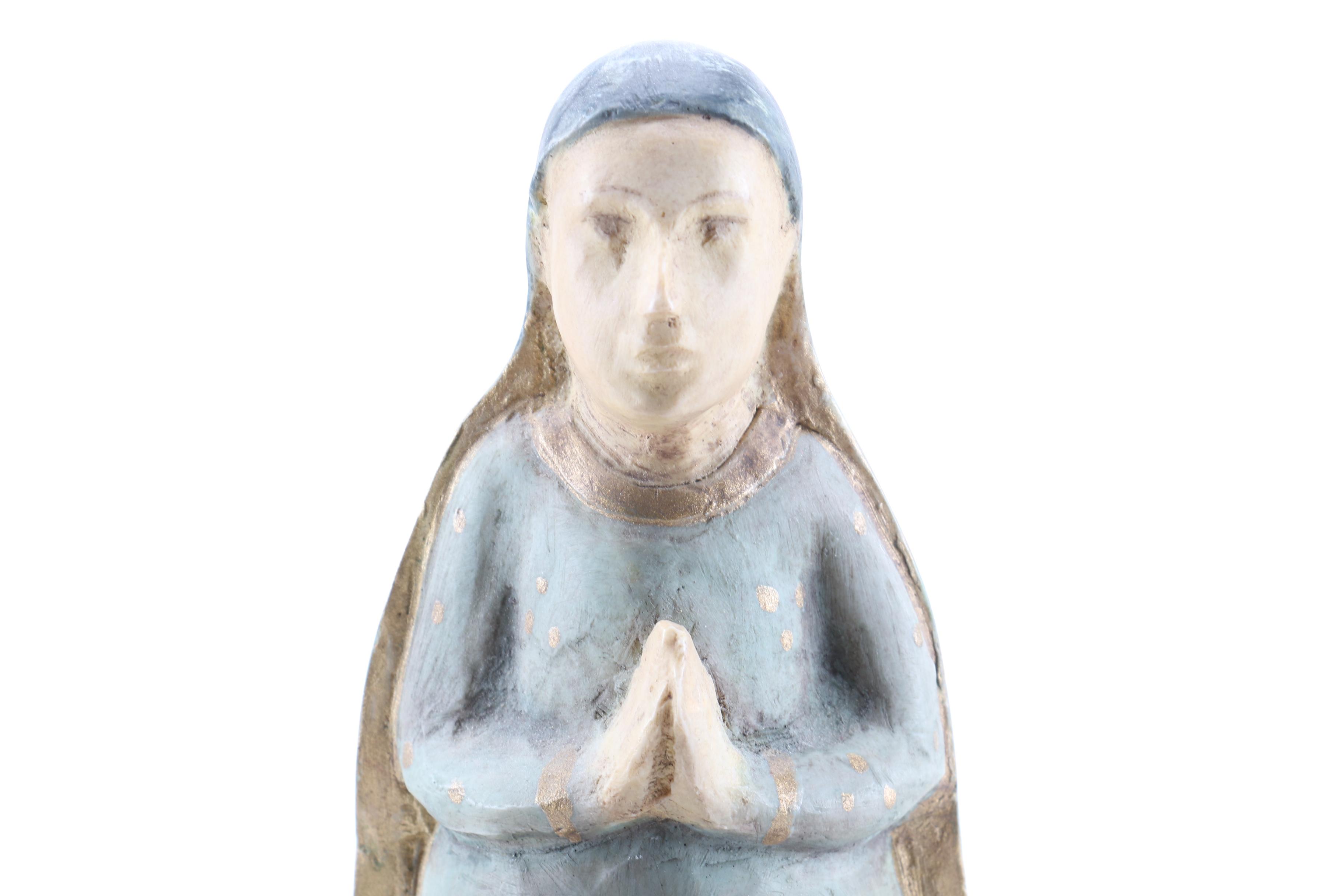 Shipman Pope Gregory I Wooden Figurine