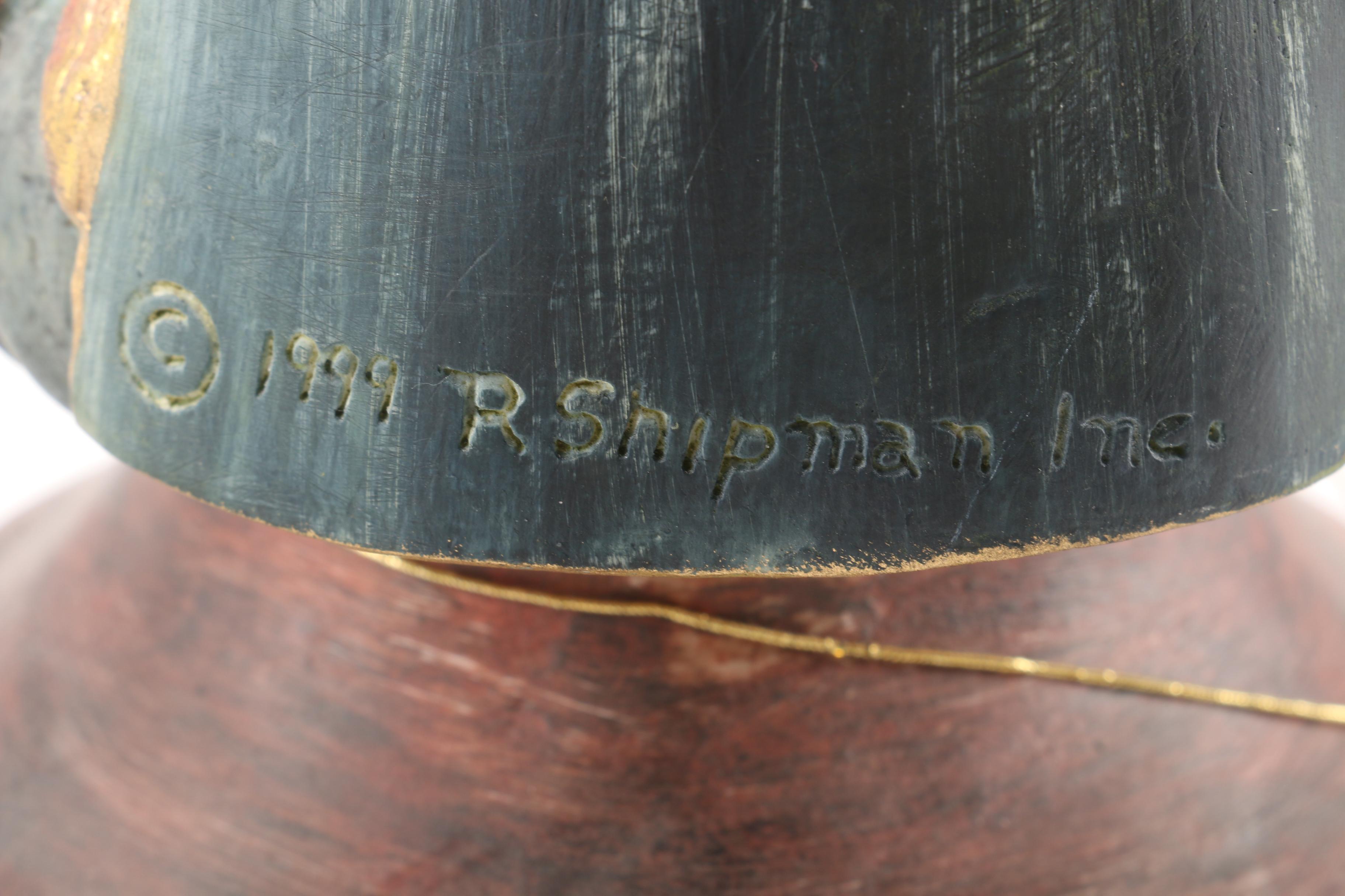 Shipman Pope Gregory I Wooden Figurine