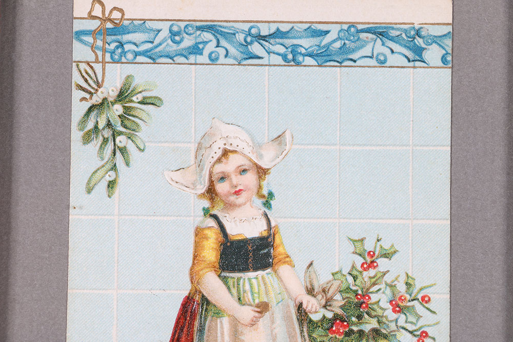 Early 20th Century Framed Postcards