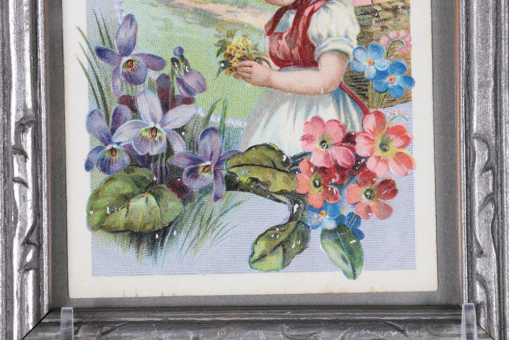 Early 20th Century Framed Postcards