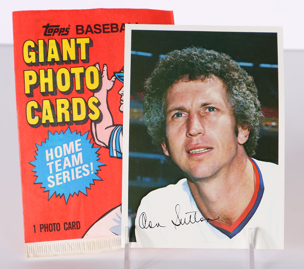 1981 Topps Don Sutton and Steve Garvey Giant Photo Baseball Cards