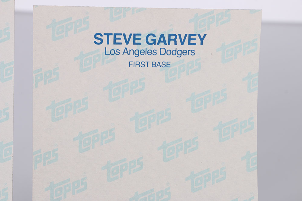 1981 Topps Don Sutton and Steve Garvey Giant Photo Baseball Cards