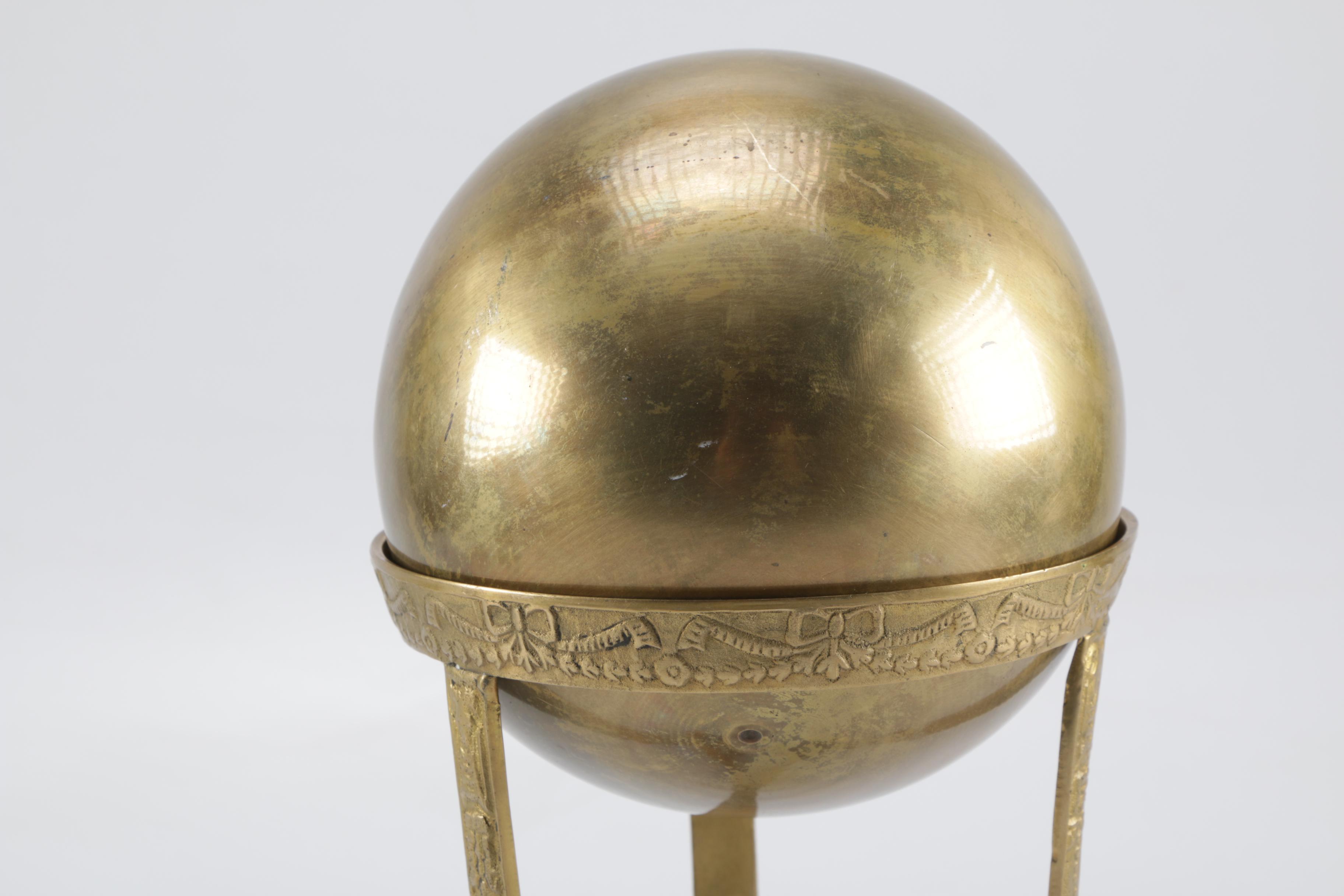 Brass Sphere and Service Bell Set