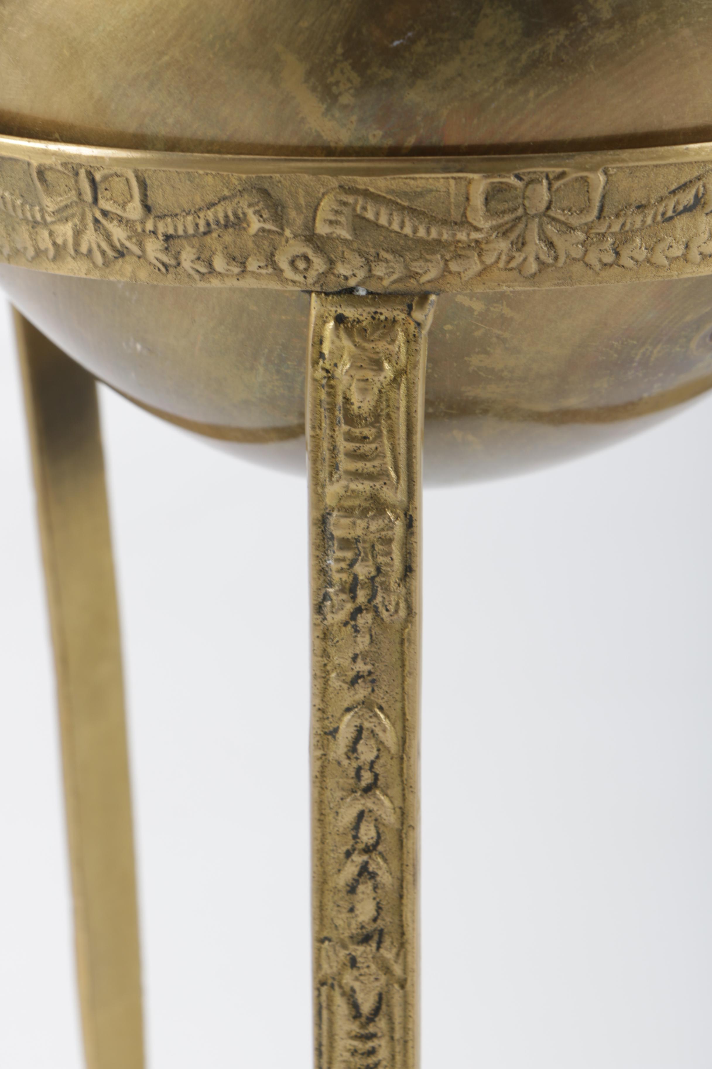 Brass Sphere and Service Bell Set