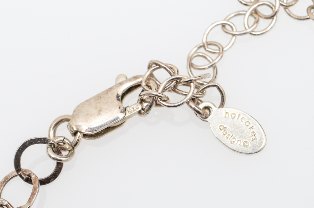 Jewelry Featuring Antique Watch Fob and Sterling Necklace