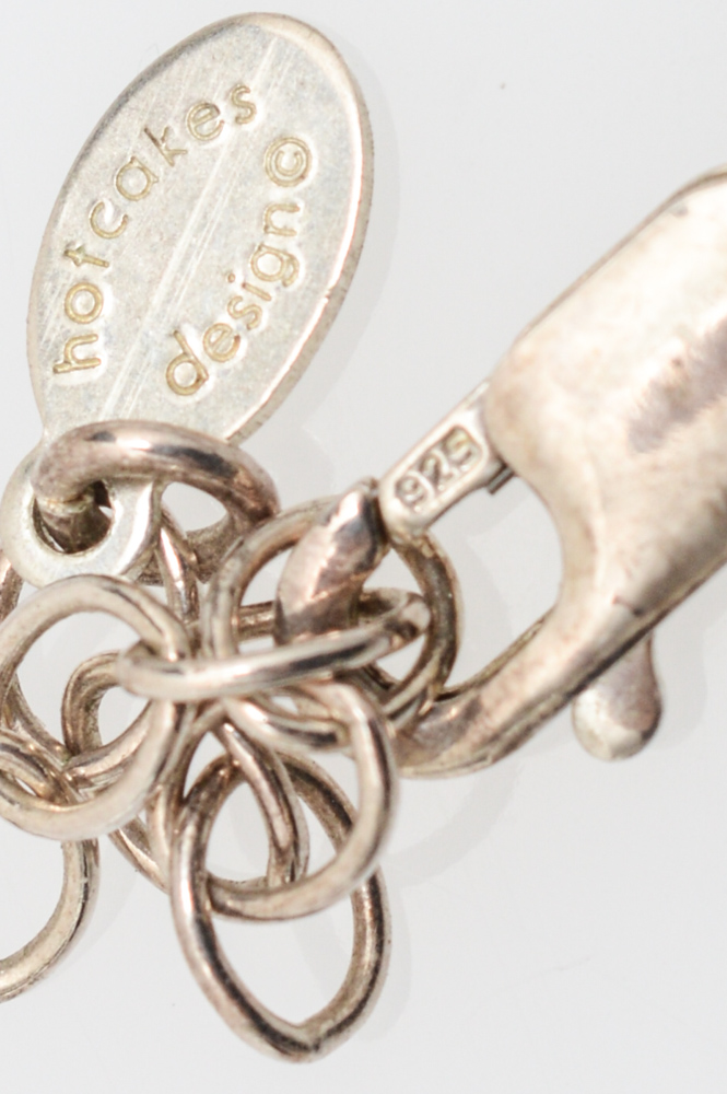 Jewelry Featuring Antique Watch Fob and Sterling Necklace