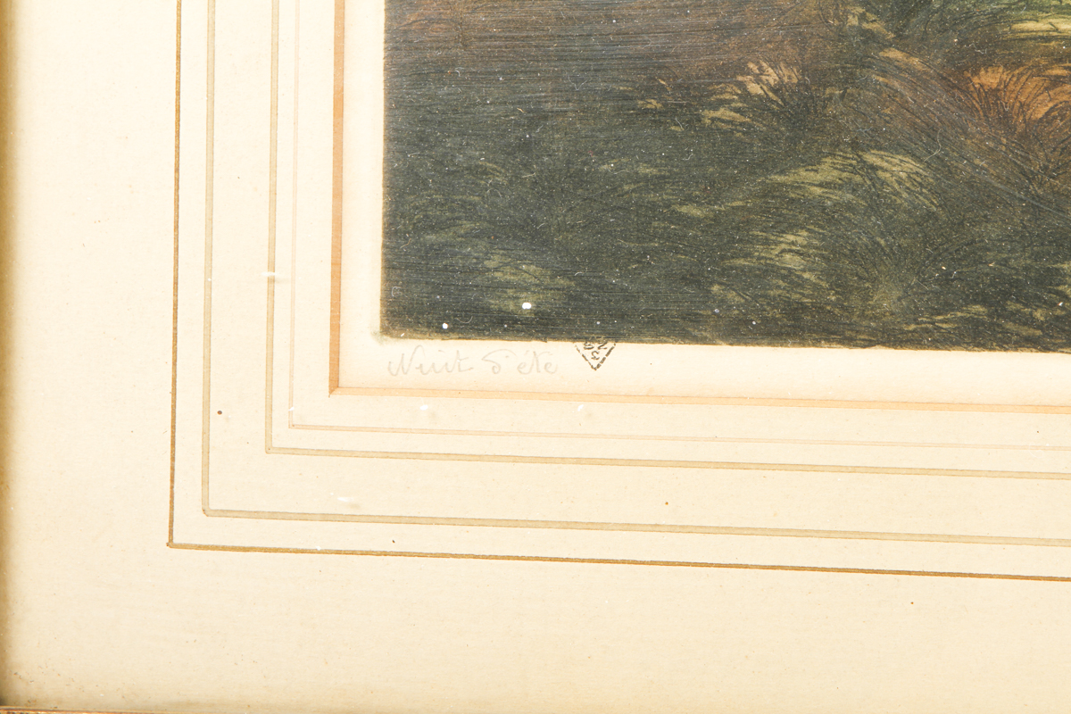 Paris Etching Society Landscape Etching