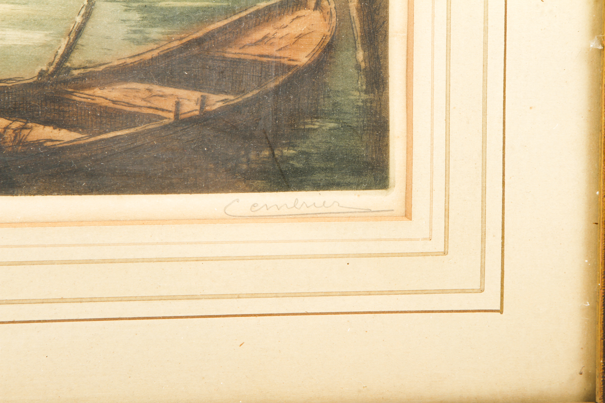 Paris Etching Society Landscape Etching