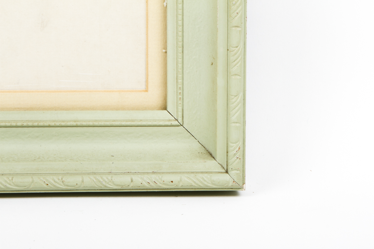 Framed Asian Silk Painting