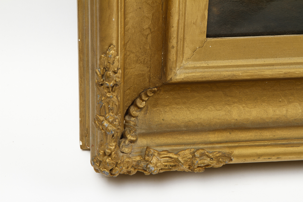 Framed Oil Seascape Painting