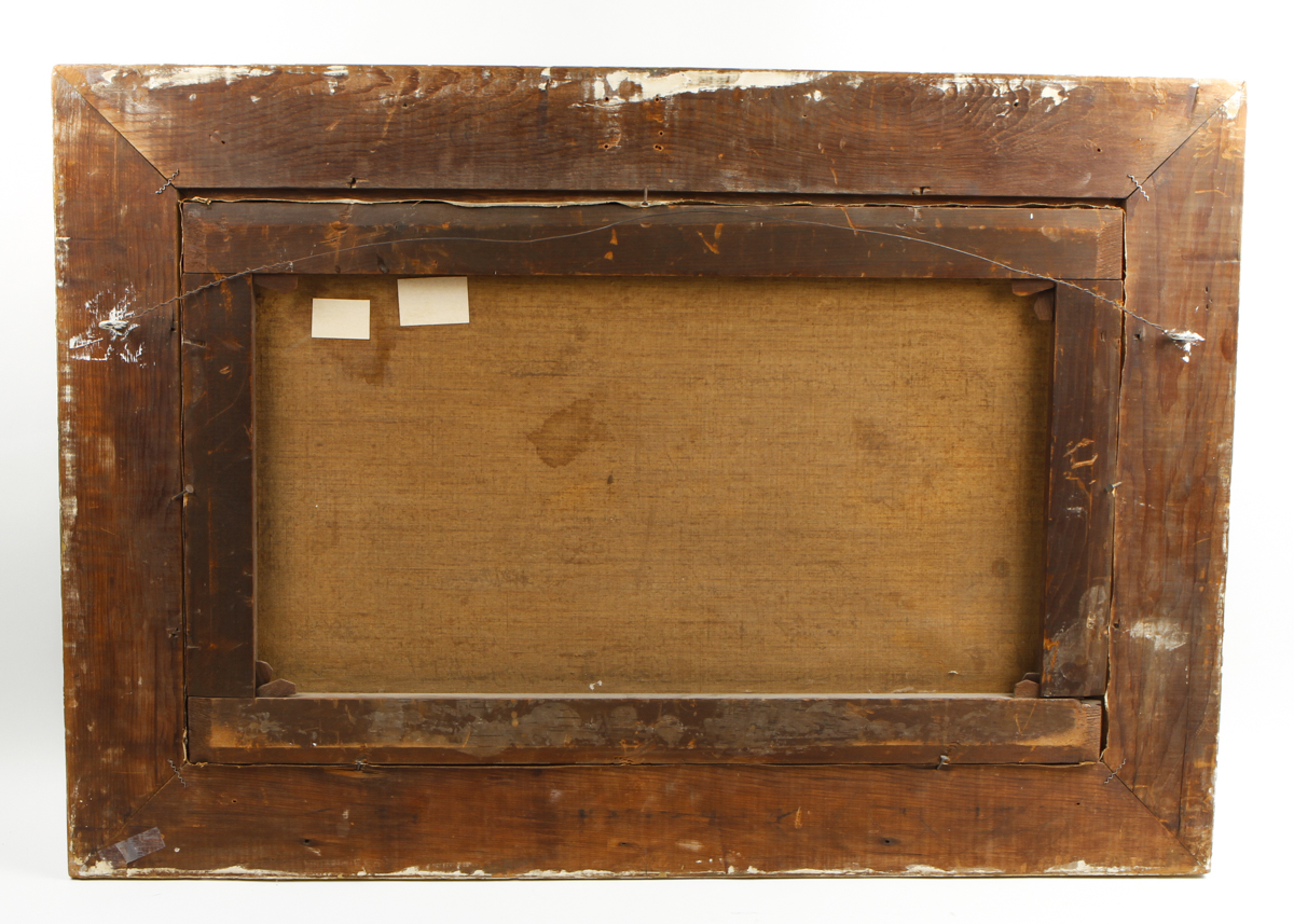 Framed Oil Seascape Painting