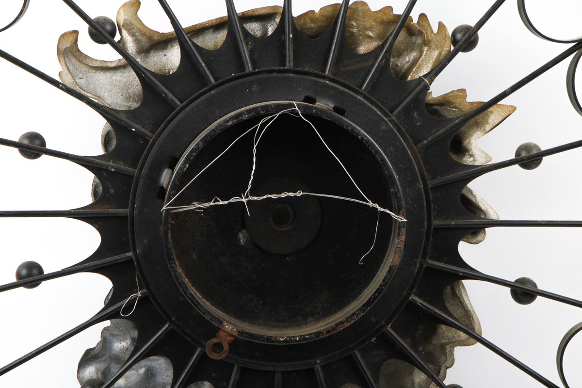 Iron Bust Wall Sculpture