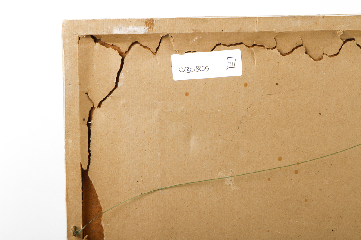 Framed Painting of Willow Trees